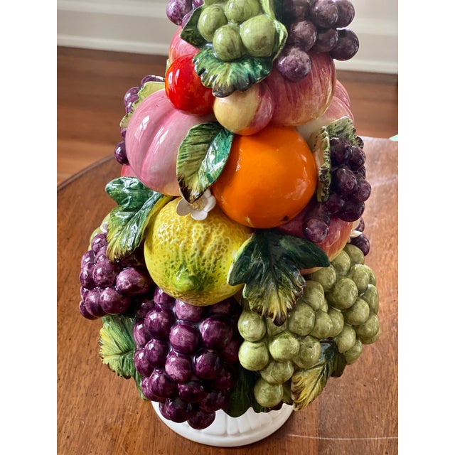 Large Ceramic Fruit Topiary Chairish