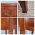 2000s Petite Oval Cherry & Burl Wood Inlay Traditional Side Tables Nightstands W/ Single Drawers, a Pair For Sale - Image 11 of 12