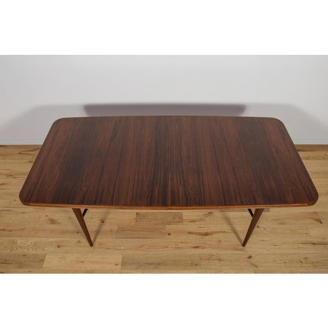 1950s Mid-Century Rosewood Dining Table by Robert Heritage for Archie Shine, United Kingdom, 1950s For Sale - Image 5 of 18