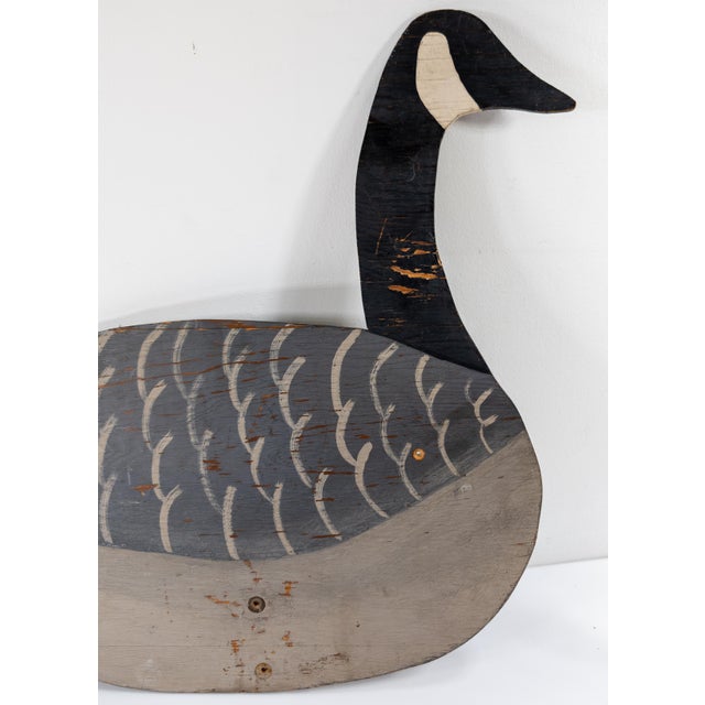 Mid-Century Folk Art Canadian Goose Wall Accent or Lawn Ornament For Sale In New York - Image 6 of 8