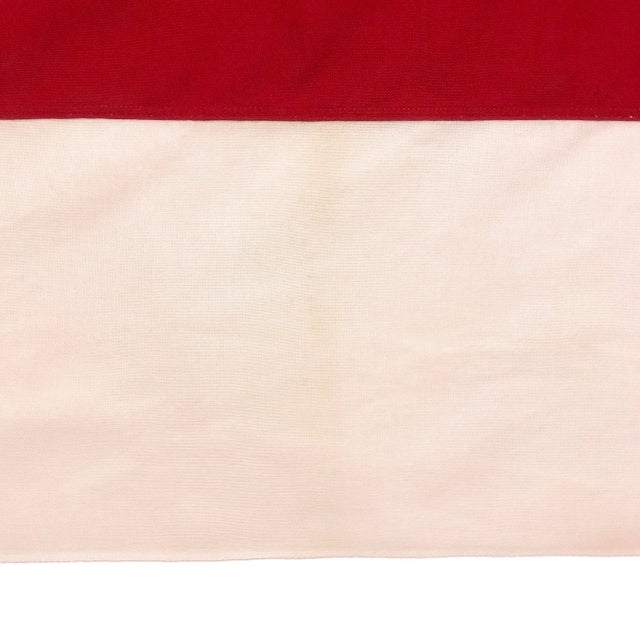 Large Vintage Cotton Flag of Washington DC With Sewn Stars For Sale - Image 4 of 5