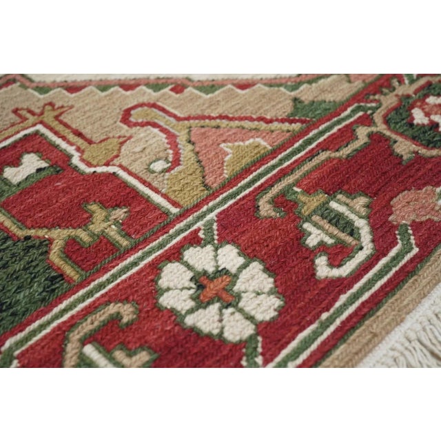 Textile Turkish Sumak Rug 4'1'' X 6'1'' For Sale - Image 7 of 9