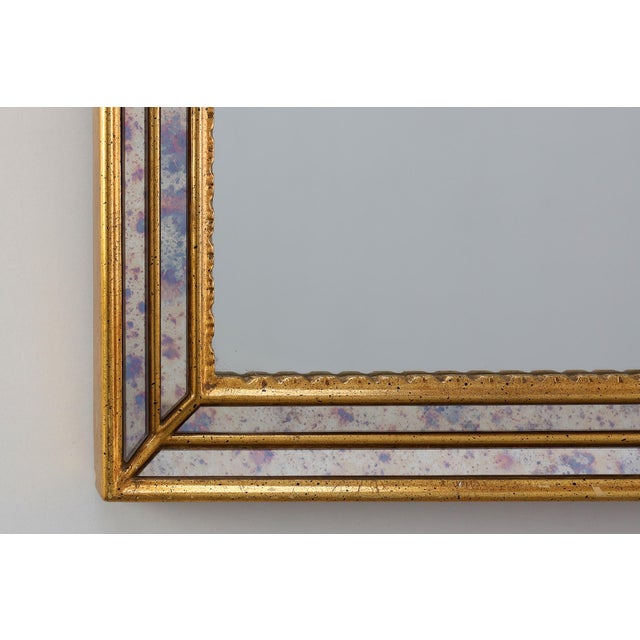 Mid‑Century Modern Gilt Mirror by Deknudt, Belgium, 1970s For Sale - Image 10 of 12