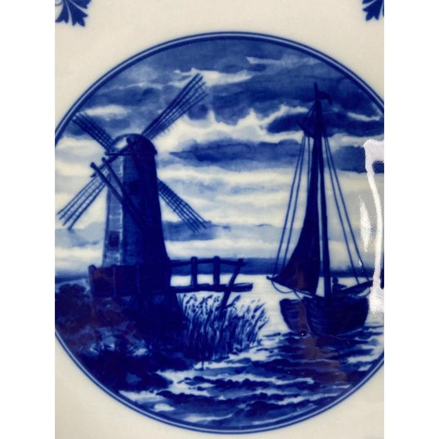 Vintage Cobalt Blue W 1764 Collection Plates from Wallendorf, GDR, 1964, Set of 2 For Sale - Image 4 of 13