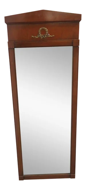Mid 20th Century French Empire Cherry Mirror
