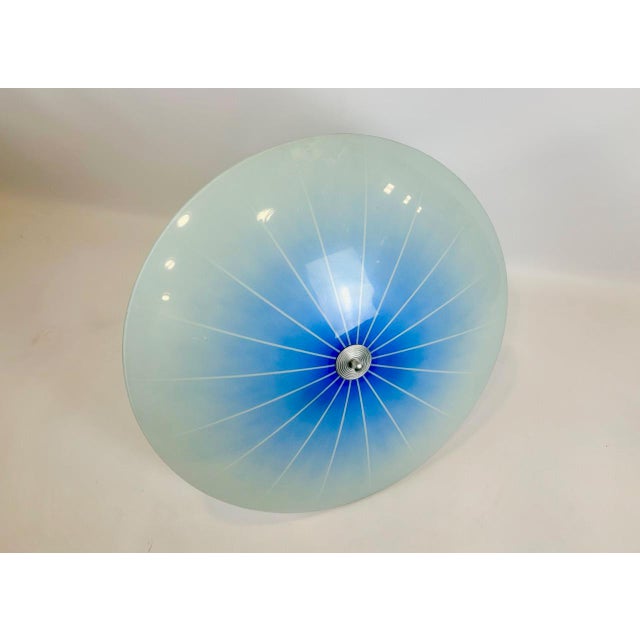 1960s Large Mid-Century Umbrella Pendant Lamp from Napako, 1960s For Sale - Image 5 of 9