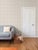 2020s Austen Gingham Small Check Traditional Wallpaper – Linen Tan Sample For Sale - Image 5 of 7