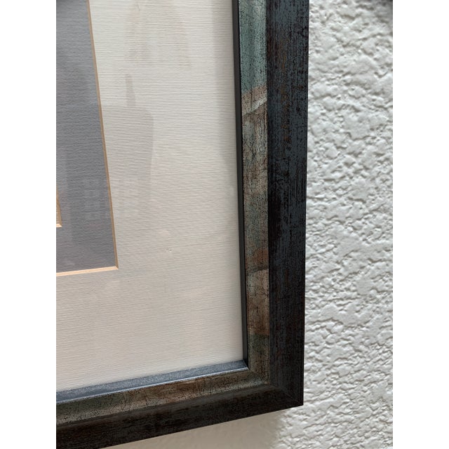 Vintage Framed Original Signed Watercolor Horse Painting For Sale - Image 4 of 12