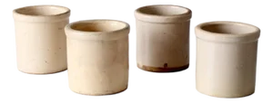 Antique Stoneware Crocks Set of 4