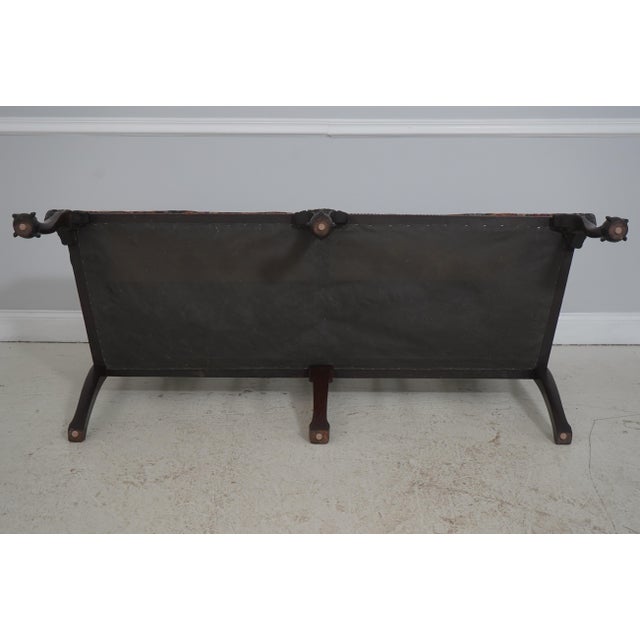Antique 19th Century Chippendale Carved Mahogany Triple-Back Settee For Sale - Image 18 of 18
