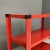 Metal Italian Modern Red Metal Bookcase, 1980s For Sale - Image 7 of 10
