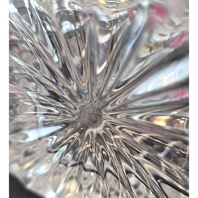 Luxury Materials: Crafted from high-quality crystal and finished with a premium silver topper. This piece has an...