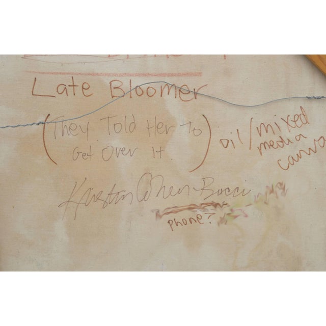 1990s Girl With Glass by Kristin Cohen For Sale - Image 5 of 7