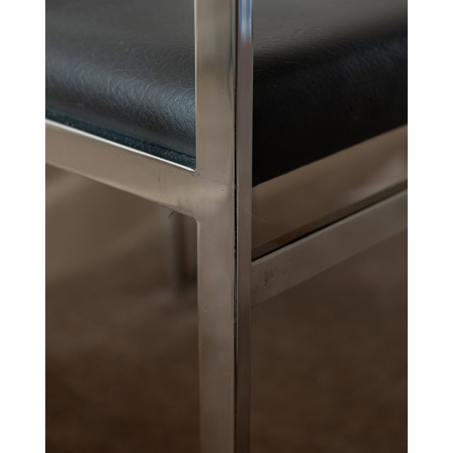 Bauhaus SM07 Dining Chairs in Chrome and Leather by Cees Braakman for Pastoe, 1960s, Set of 4 For Sale - Image 17 of 18