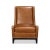 Contemporary Contemporary Brown Leather Accent Chair For Sale - Image 3 of 10