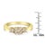 10K Yellow Gold Three Stone Diamond Band Ring (1.00 cttw, J-K Color, I2-I3 Clarity), Size 8 For Sale In New York - Image 6 of 8