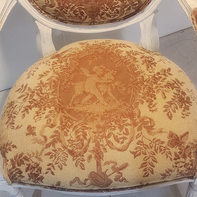 Ethan Allen 1970s Ethan Allen Louis XVI Armchair For Sale - Image 4 of 7