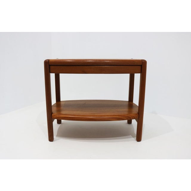 Mid-Century Danish Teak Bedside Table from Salling Stolefabrik, Denmark, 1960s For Sale - Image 4 of 15