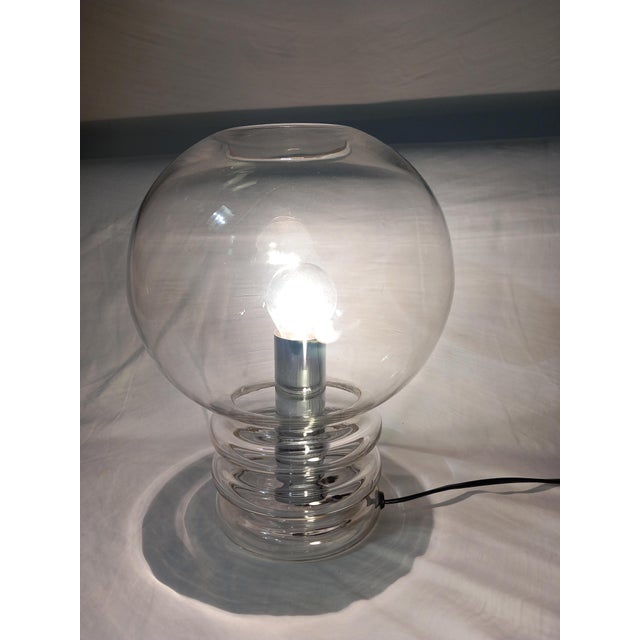 Bulb Moon Table Lamp by Heinrich Grartenbrink for Glashütte Limburg, 1970s For Sale - Image 6 of 12