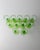 Vintage Limoncello Glasses with Lime Green Stems from Bormioli, Italy, 1980s, Set of 11 For Sale - Image 5 of 11