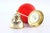 Gold-Plated Silver and Red Porcelain Sprinkler For Sale - Image 4 of 8