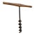 Antique Farmhouse Wood T Auger Drill, Barn Beam Drill For Sale