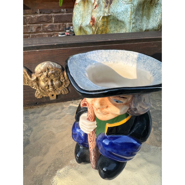 American 1970s Colonial Painted Creamer Cup For Sale - Image 3 of 7