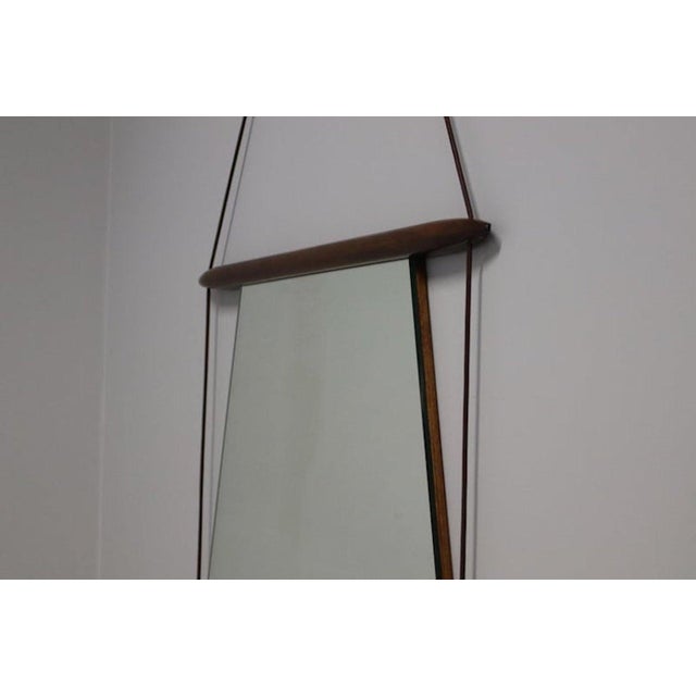 Wall Mirror with Original Label from MIM, 1958 For Sale - Image 9 of 13