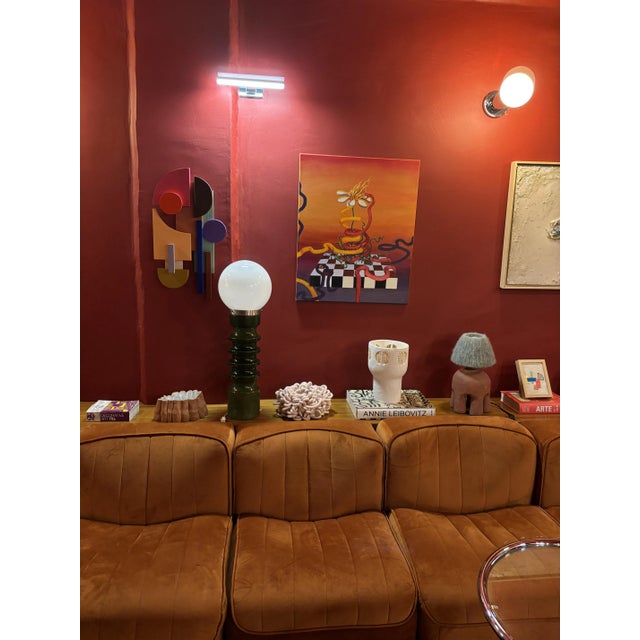 Contemporary Laura Rubio Bañón, There Is No Paradise Without a Snake, Acrylic on Canvas For Sale - Image 3 of 5