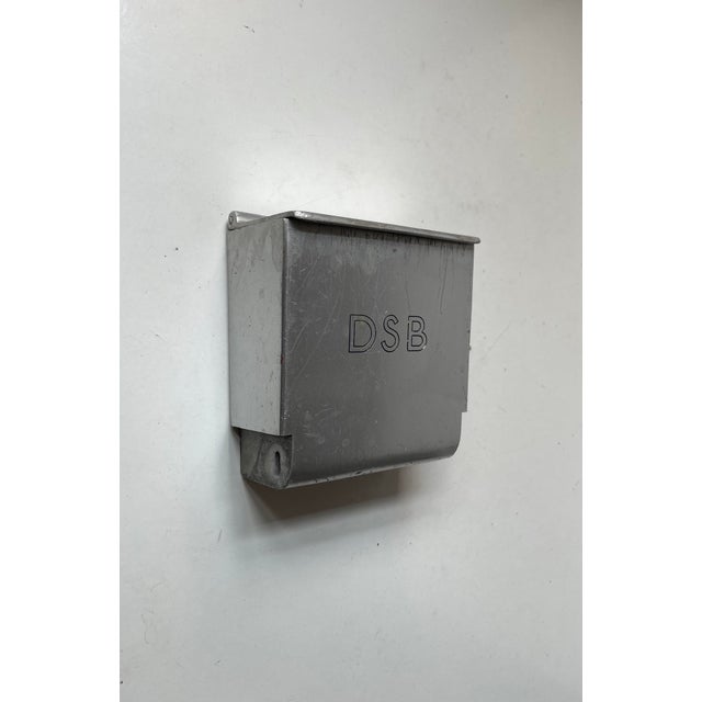Vintage Garthe Wall Aluminum Ashtray from DSB Danish State Railways, 1970s For Sale - Image 3 of 11