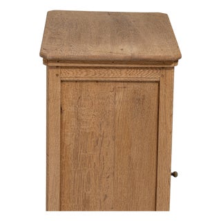 19th Century France Amber Oak Side Table For Sale
