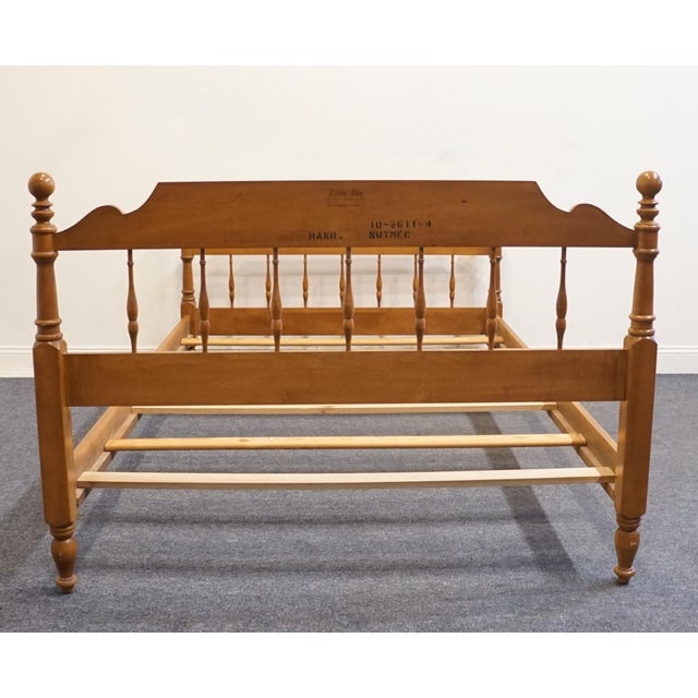 Ethan Allen Heirloom Nutmeg Maple Colonial Early American Full Size ...