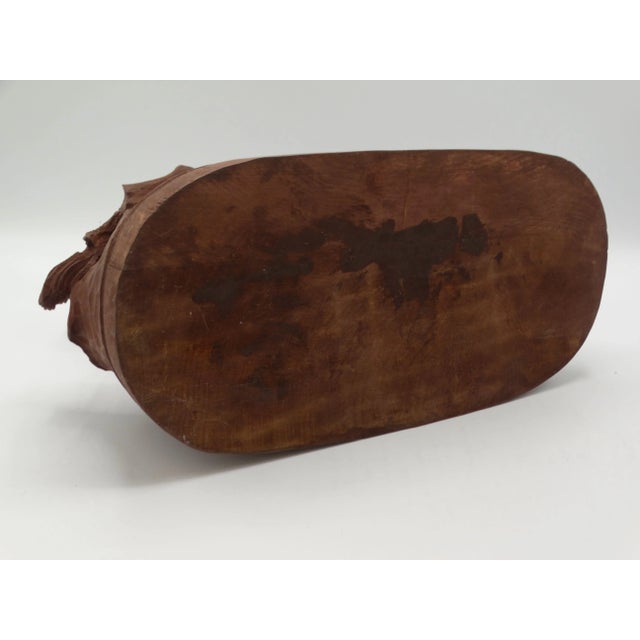 Antique Hand Carved Black Forest Sporting Dog Statue Sculpture 13" For Sale - Image 6 of 11