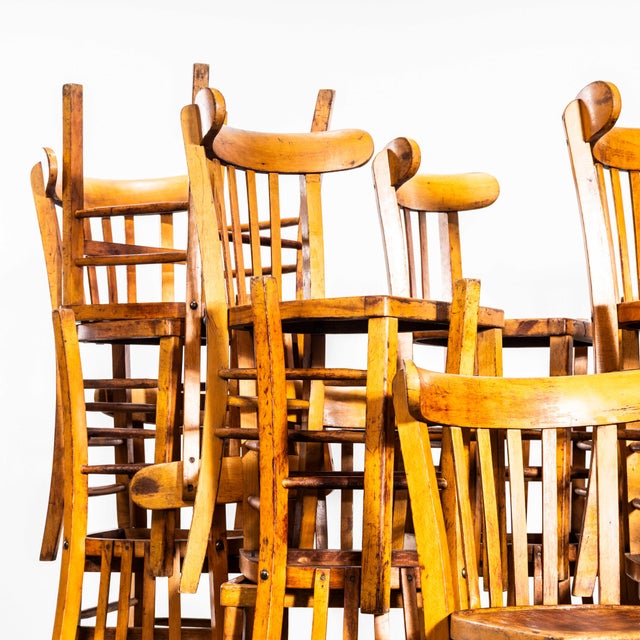 Vintage Farmhouse Dining Chair, 1950s, Set of 6 For Sale - Image 10 of 14