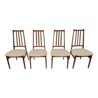 Vintage Danish Modern Teak Dining Chairs - Set of 4 For Sale