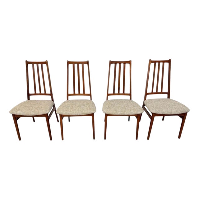 Vintage Danish Modern Teak Dining Chairs - Set of 4 For Sale