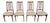 Vintage Danish Modern Teak Dining Chairs - Set of 4 For Sale