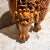 Chinese Majestic Chinese Ding Vessel Hand Carved Decorative Ritual Tripod For Sale - Image 3 of 11