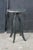 Vintage Arts & Crafts Oak Black Octagonal Plant Stand Pedestal Table 25" For Sale - Image 10 of 16