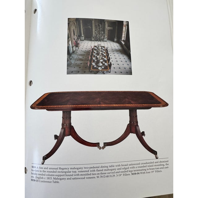 English 1990s Regency Dining Table and Chairs For Sale - Image 3 of 18
