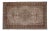 Vintage Turkish Floral Rug in Neutral Colors 5'5'' X 8'6'' For Sale