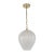 Transparent Vintage 1950s Murano Glass Bulb Form Pendant Fixture For Sale - Image 8 of 8
