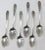 Original Matching Set of 6 Very Early 19th Century American Coin Silver Coffee Spoons For Sale - Image 9 of 13