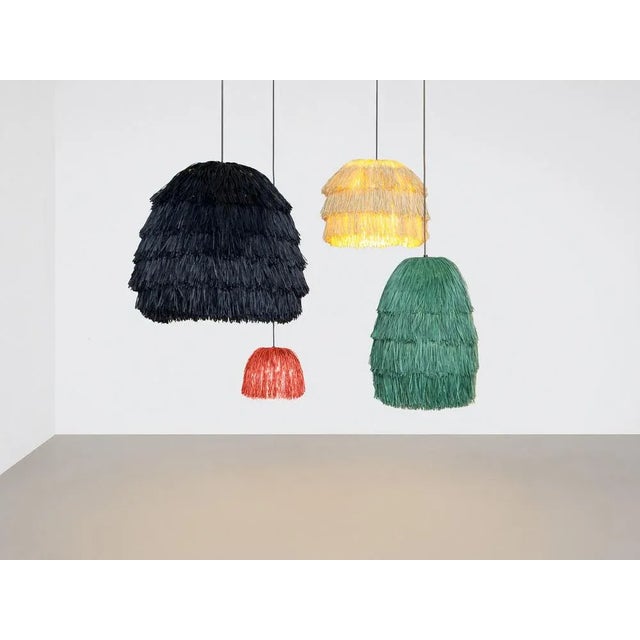 With their bulky silhouette and rustling fringes, the Fran lights are reminiscent of a pinata. While their cable becomes...