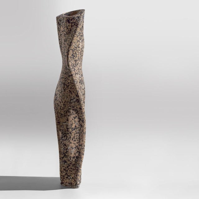 Contemporary Sculptural Tall Vase by Donatas For Sale - Image 6 of 11
