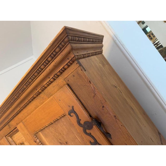 Baroque Bread Cupboard in Softwood For Sale - Image 11 of 18
