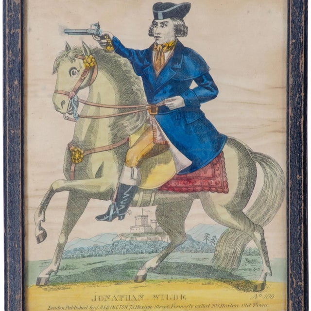 Early 19th Century 19th Century Paul Clifford & Jonathan Wilde Redington Tinsel Prints, Framed - a Pair For Sale - Image 5 of 9