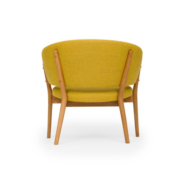 Yellow Vintage Nanna & Jørgen Ditzel Model 83 Danish Modern Lounge Chairs (Pair) For Sale - Image 8 of 12