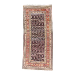 Late 19th Century Caucasian Karabakh Rug, 04'11 X 10'06 For Sale