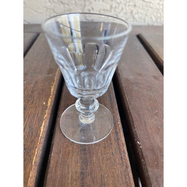 Antique Late 19th Century French Baccarat Crystal Sherry Port Glasses - Set of 4 For Sale In Santa Fe - Image 6 of 6